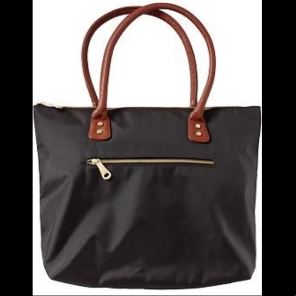 Old Navy // large black nylon tote